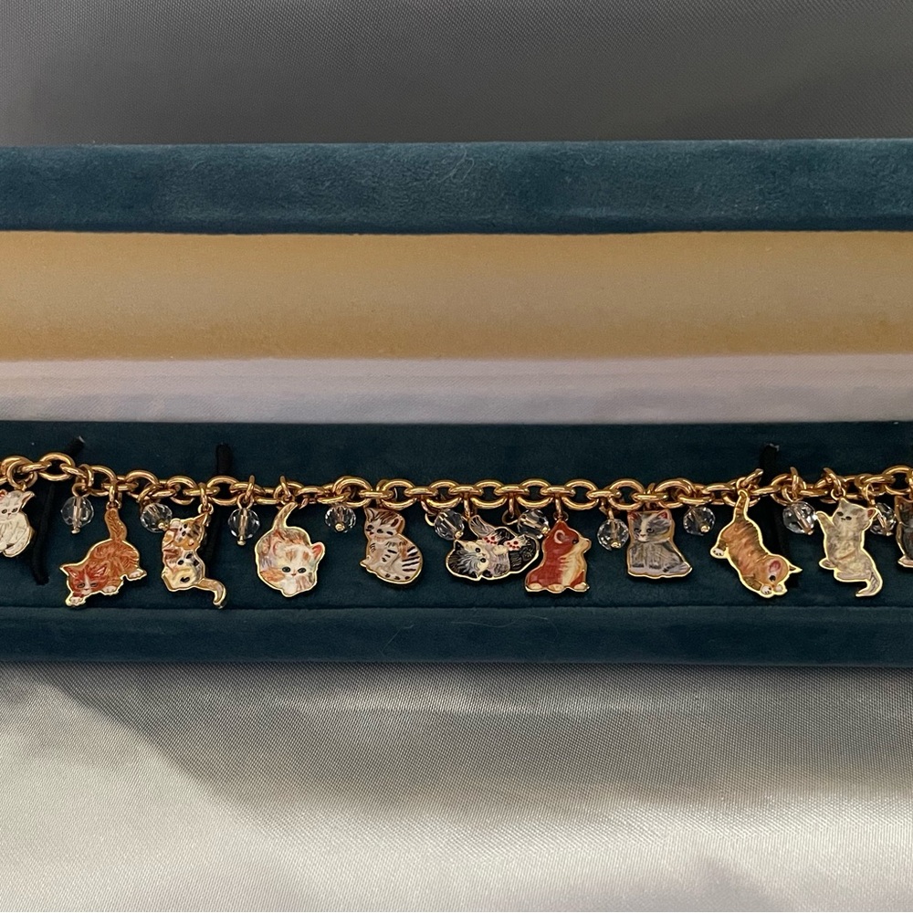 Cat Charm Bracelet